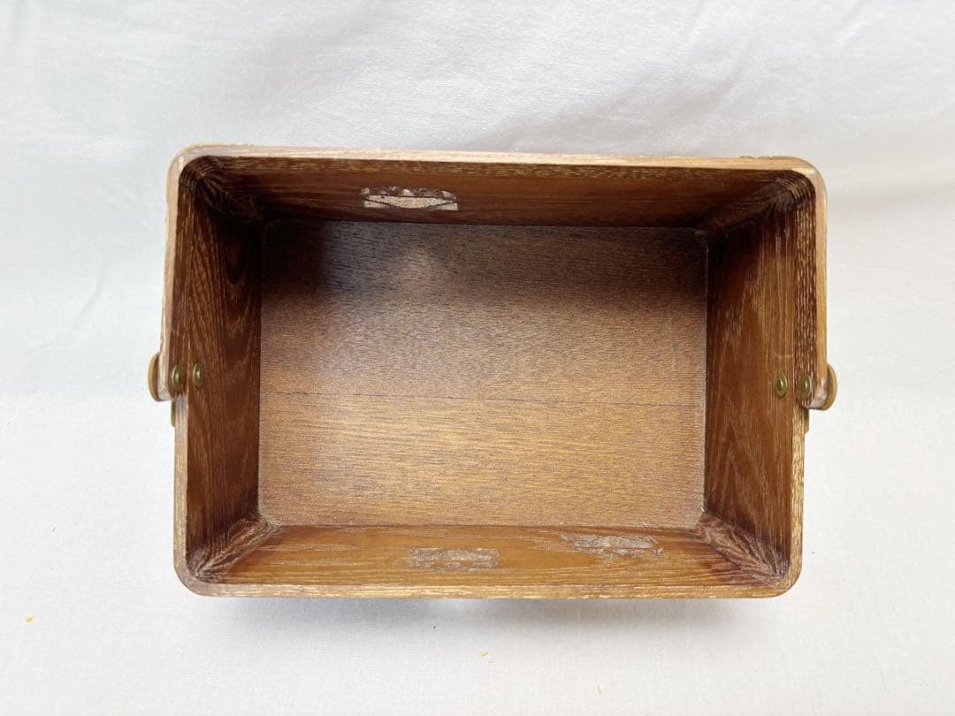 ほぼ未使用 茶道具 指物師 大崎雄斎作 鵬雲斎好写 桑 桐透 手付莨盆セット共箱