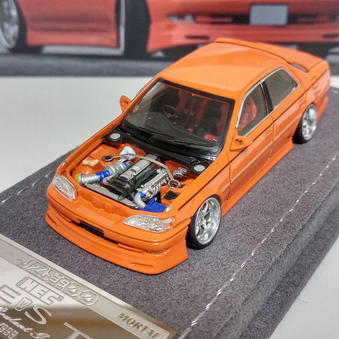 モータルモデル JZX100 クレスタ 改 オレンジ