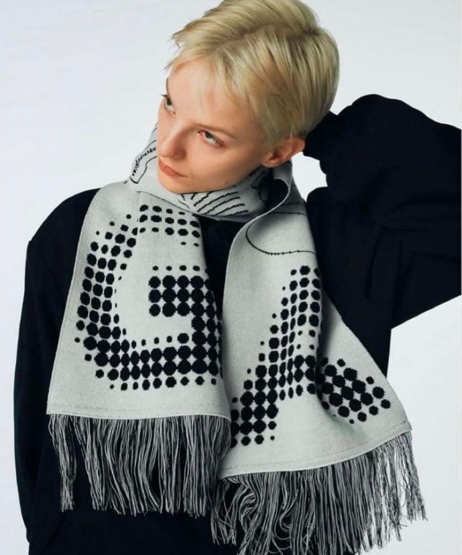 gadid anoniem GUERIN / BLACK ブラック マフラー