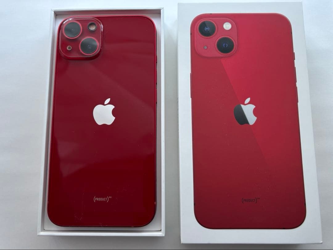 iPhone 13 128GB バッテリー85% simフリー レッド