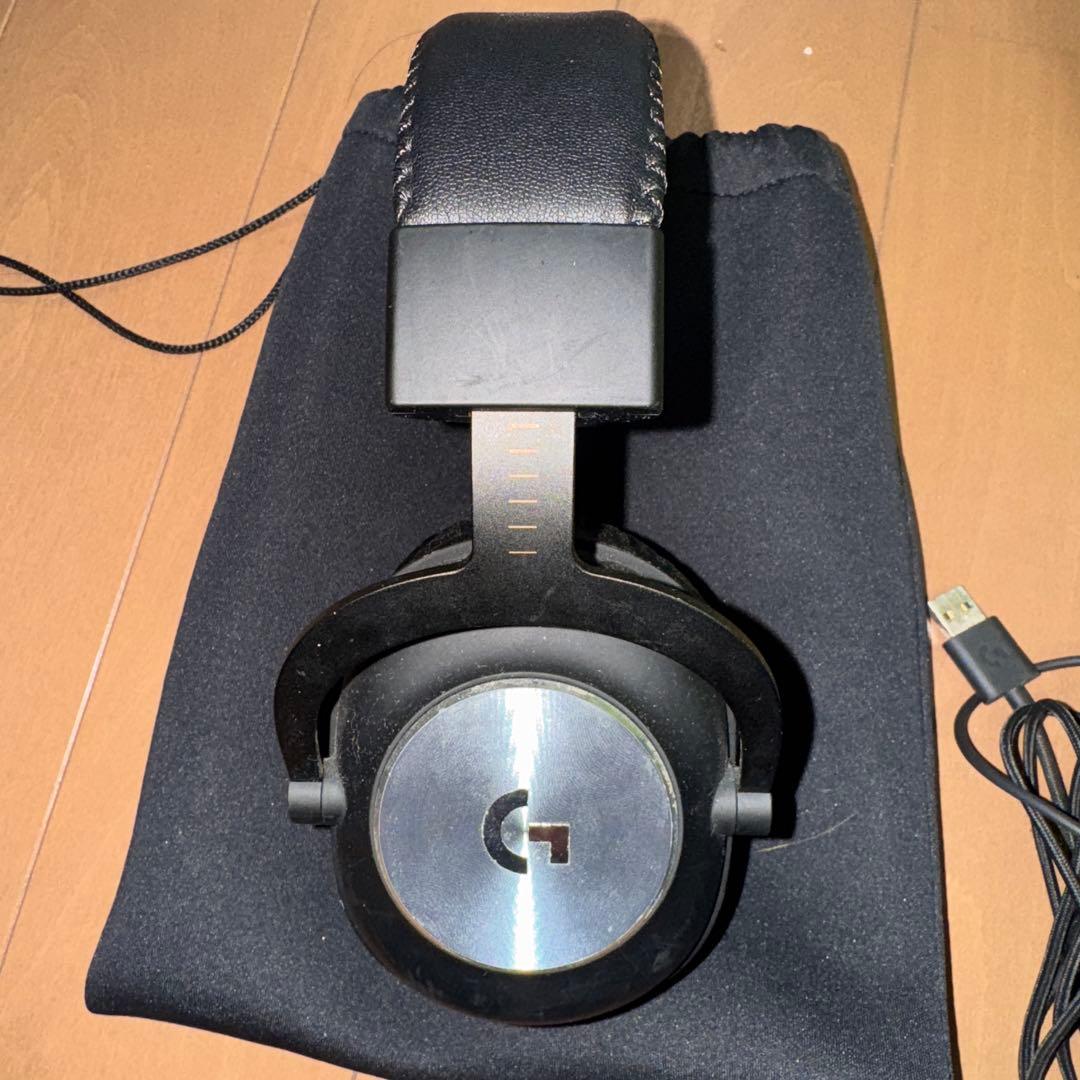 Logitech Gシリーズ ヘッドフォン 箱、収納袋付き