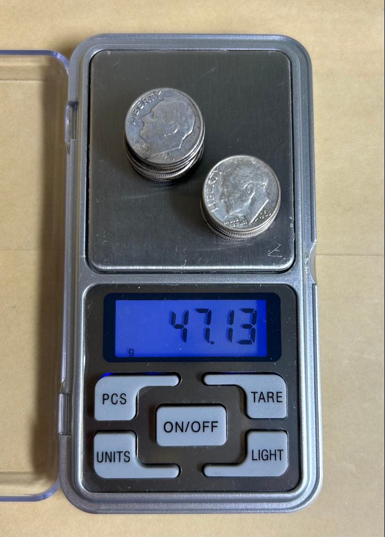 ダイム銀貨 19枚セット 品位900 本物保証