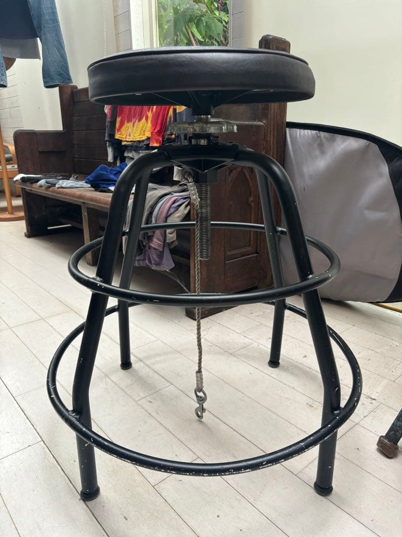 US.NAVY 潜水艦・スツール・アルミ製・米軍払下げ