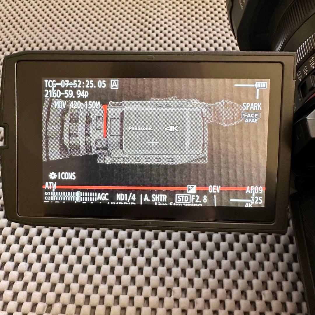 【美品 早い者勝ち】Panasonic 4K ビデオカメラ HC-X1500