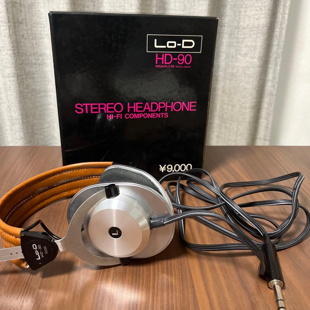 日立Lo-D STEREO HEADPHONES HD-90(箱付) レトロ