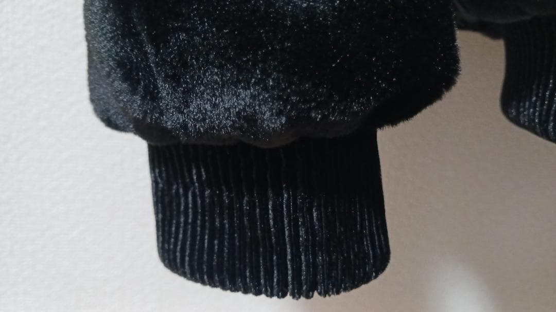 イタリア製 ミンク ＆ カシミヤ混 ファーコート 毛皮 厚手 防寒 日本サイズL