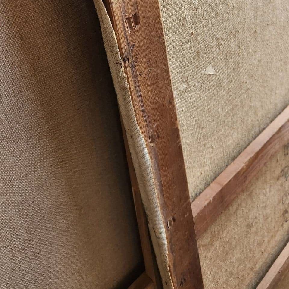 「夕日」 大きな絵画 油絵 F80号 風景画 瀬戸内海 迫力