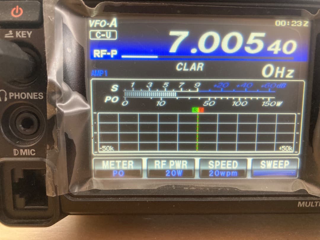 【値下】小型QRP用通過型VSWR メーター・キット組立調整済 HF/50MHz