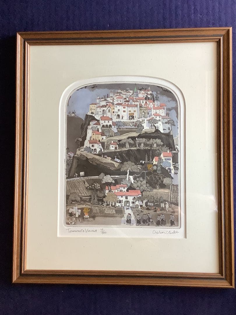 グラハム　クラークの銅版画　ヴィンセントのひまわり