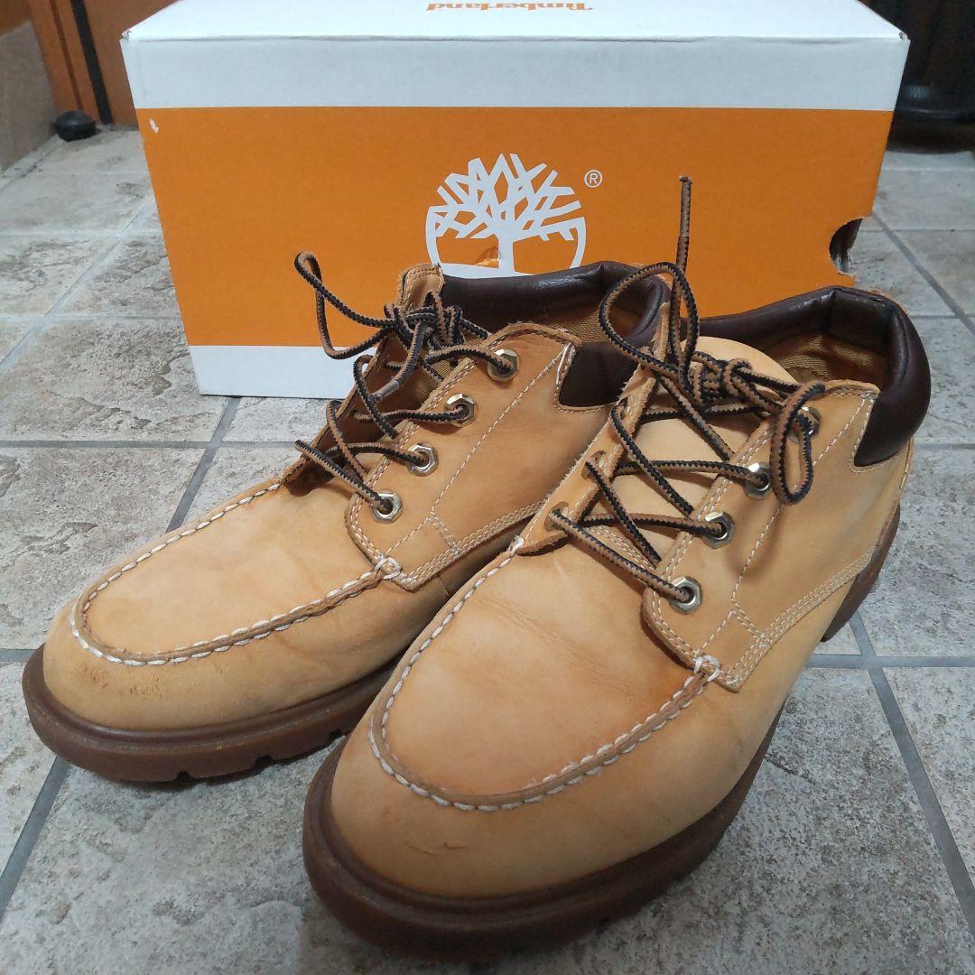 Timberland ベージュ モカシンデッキシューズ