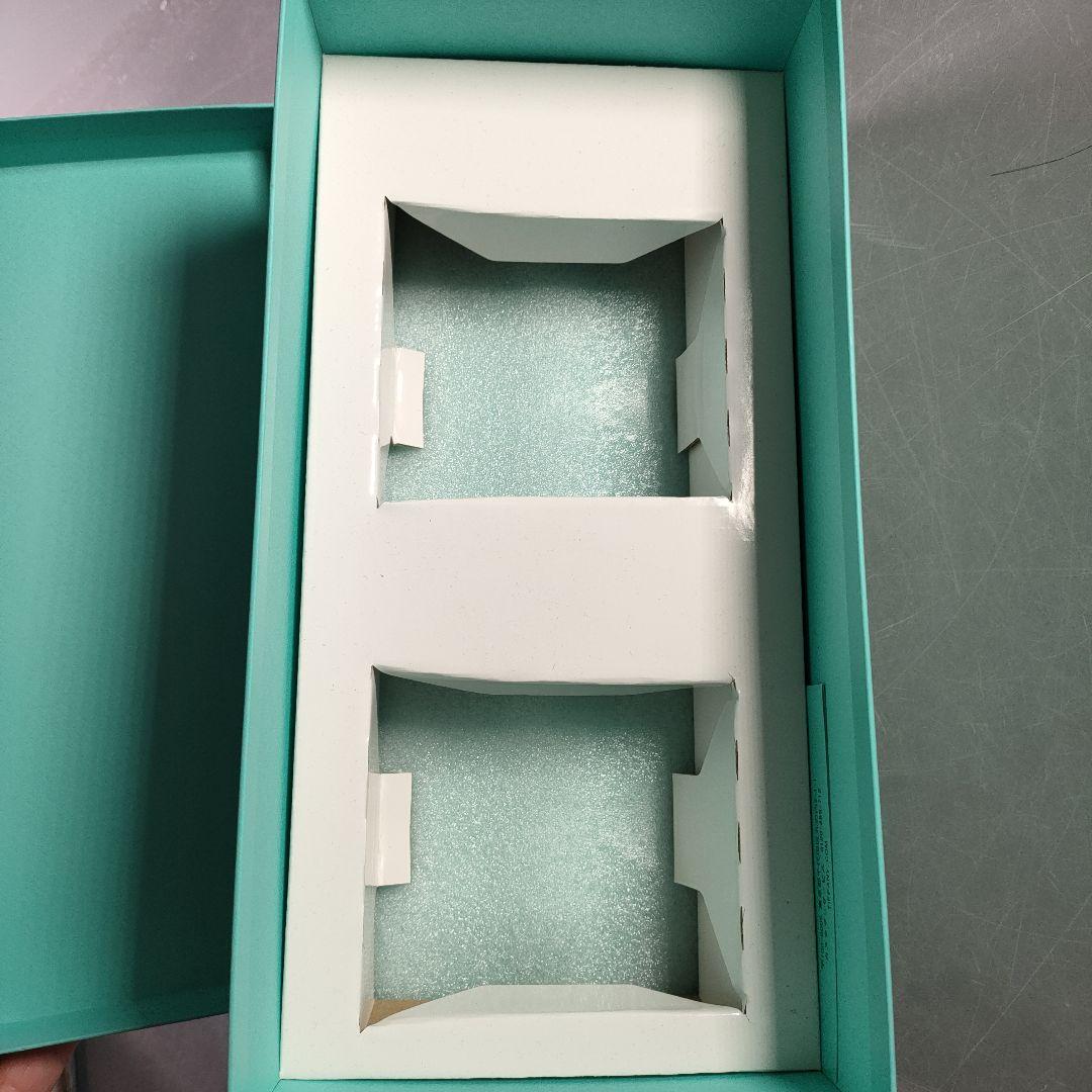 A900-3/TIFFANY＆Co./プラチナ ブルーバンド ペアマグカップ/