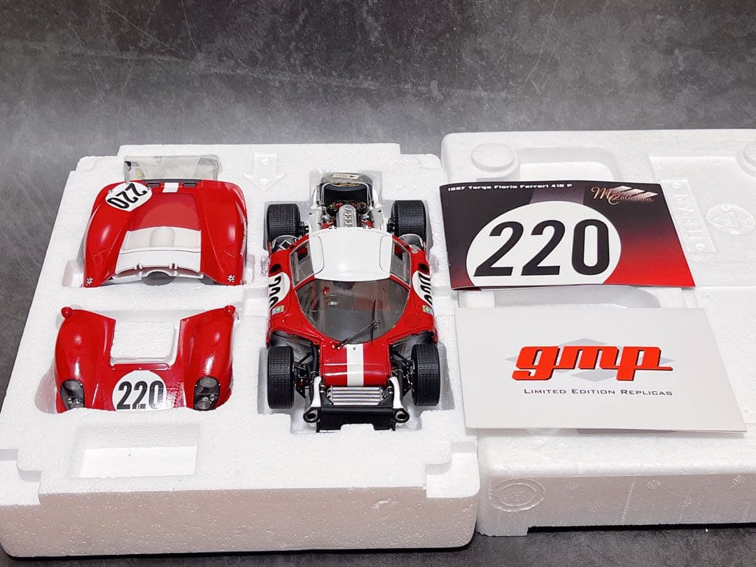 ミニカー GMP 1/18 Ferrari 412P 1967 Targa Florio