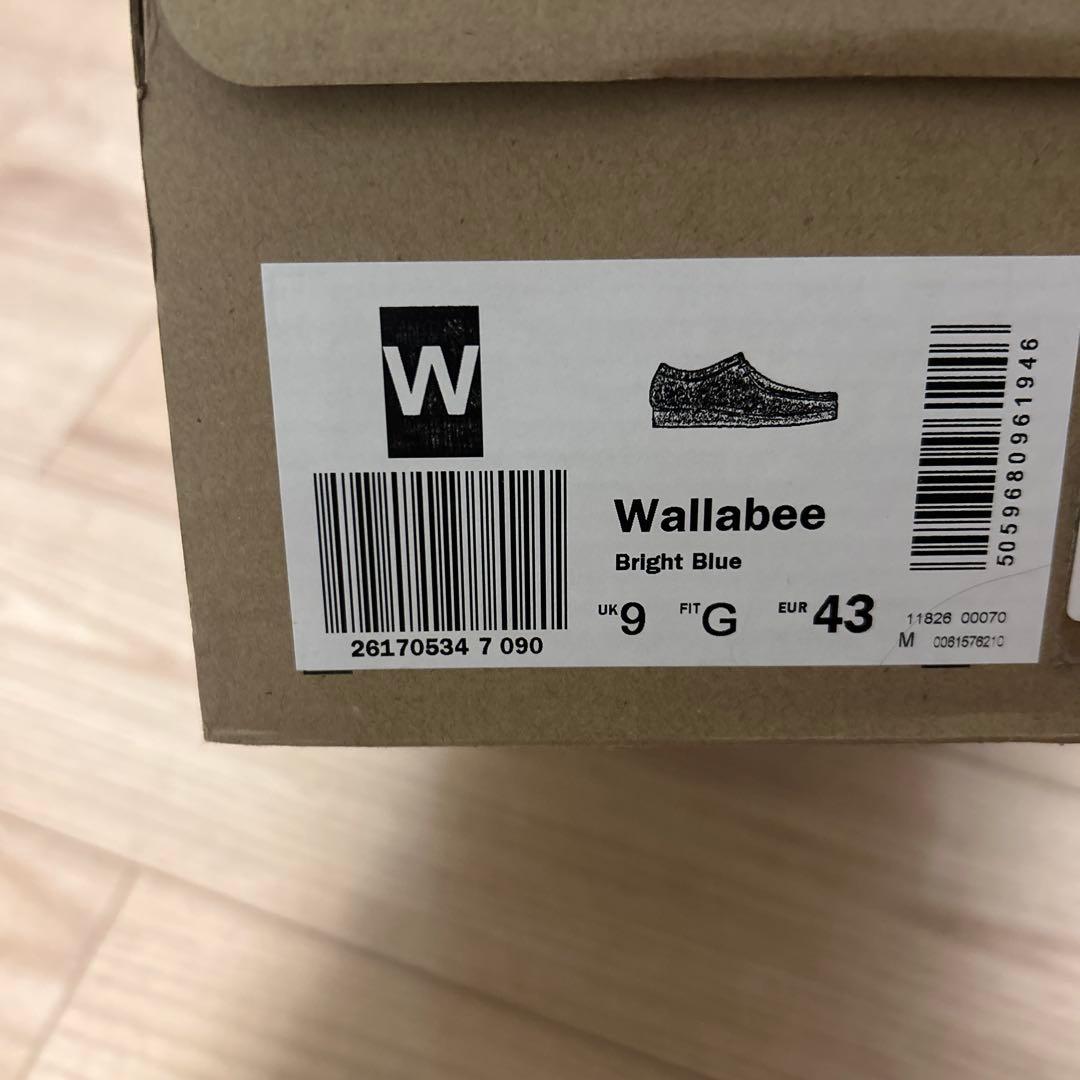 CLARKS ORIGINALS ブルーモカシン箱あり