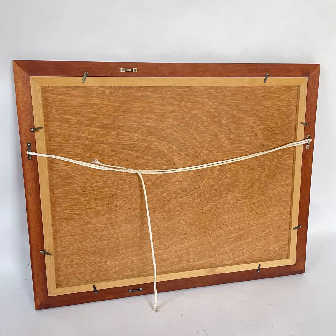 歌川広重　東海道五十三次　大磯　虎ヶ雨　複製画　額入り　56cm×44cm 額装