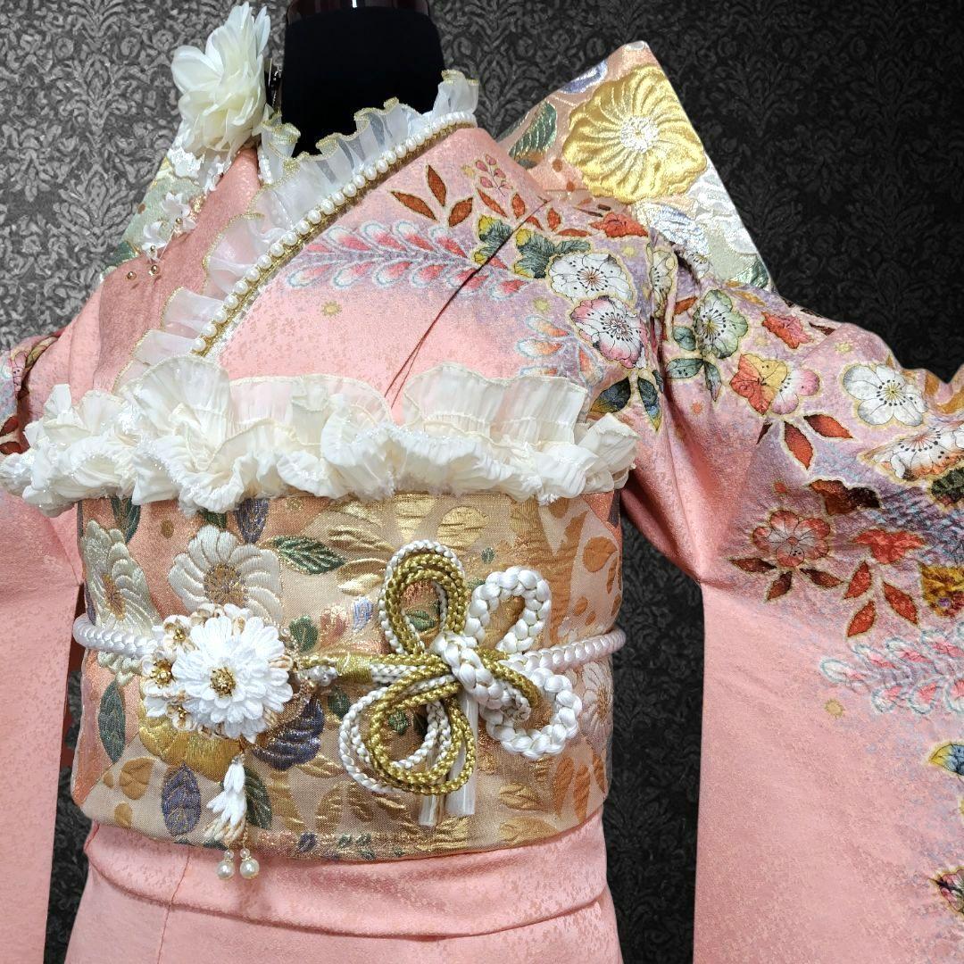 振袖フルセット(8点)・辻ヶ花・辻が花・翠山工房・落款有り・胴裏正絹・高級手縫い