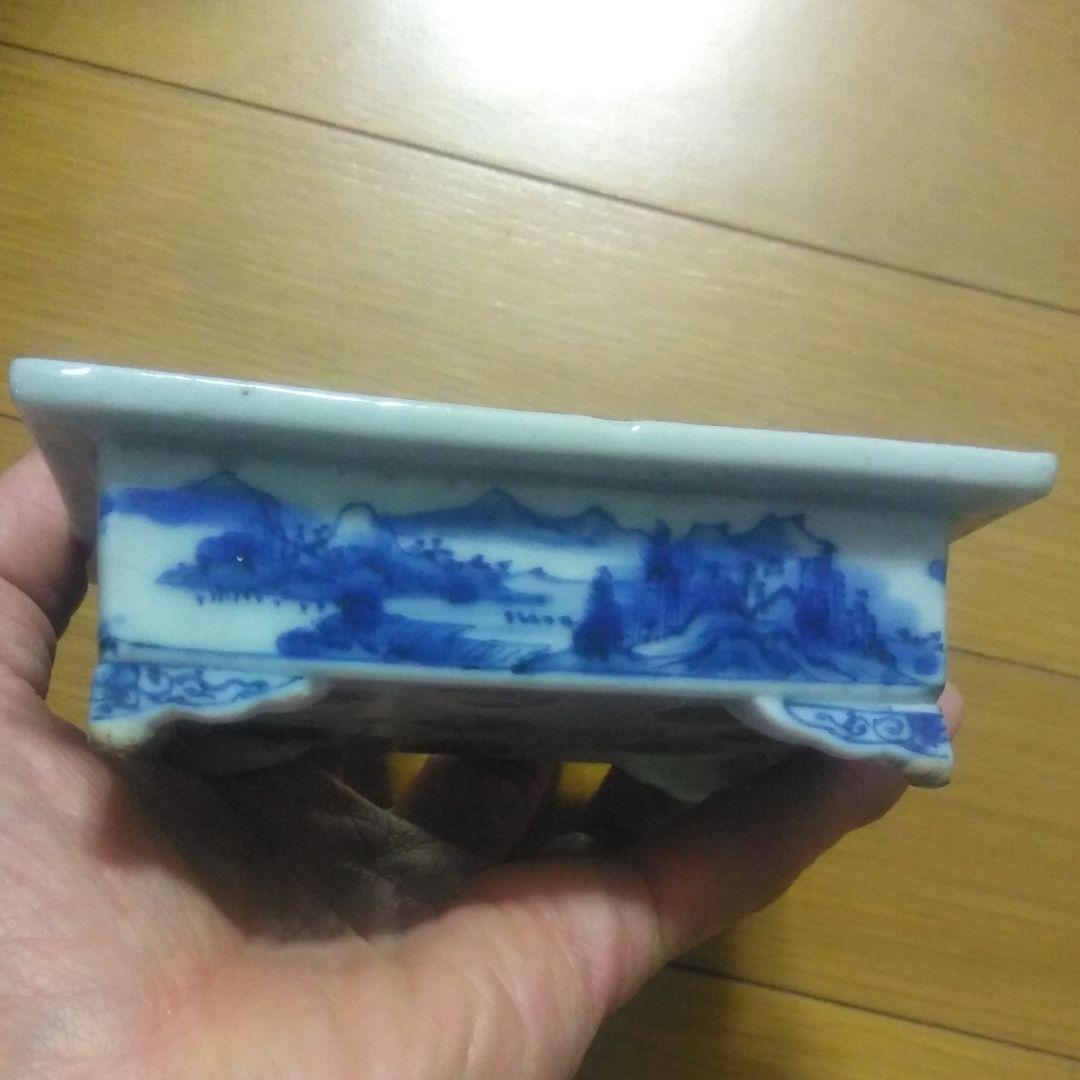 古伊万里、有田焼、染付鉢、ミニ鉢、盆栽鉢、盆栽小鉢、鉢、植木鉢、山野草鉢盆栽水盤