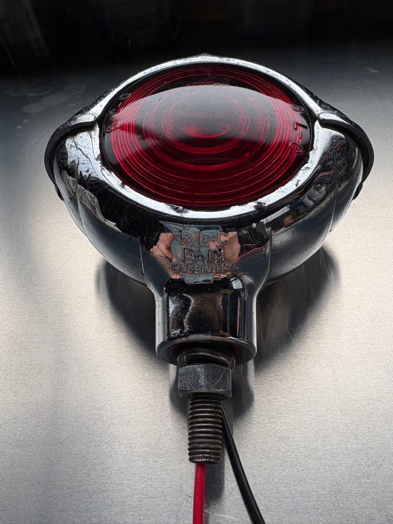 希少❗️ハーレー ナックル パン ショベル テールランプ ガラスレンズ