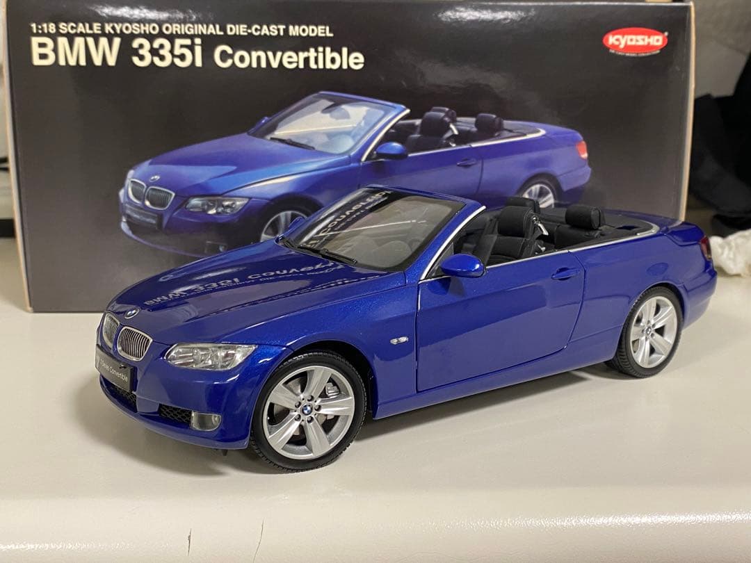KYOSHO 1:18 BMW 335i Convertible ブルー