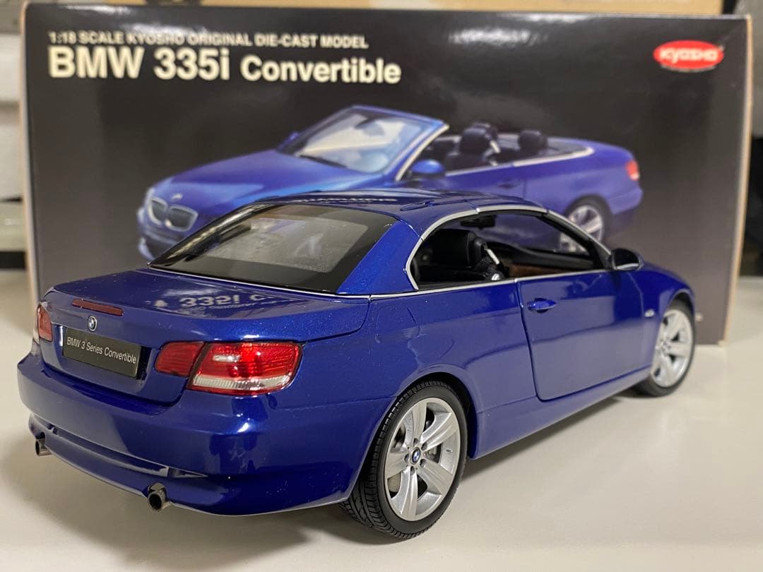 KYOSHO 1:18 BMW 335i Convertible ブルー