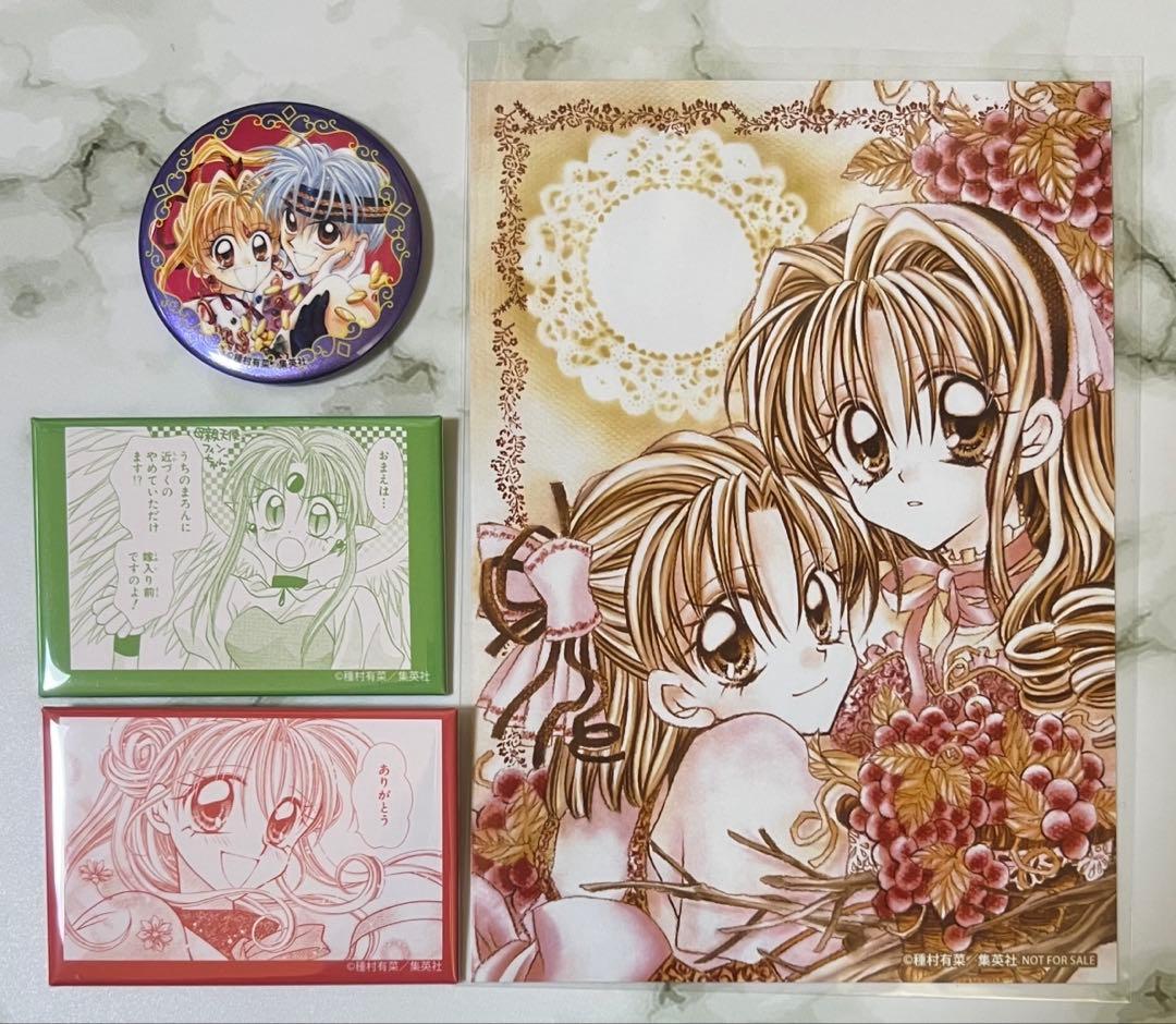 りぼん70周年cafe 神風怪盗ジャンヌ カンバッジ 2L判ブロマイド 種村有菜