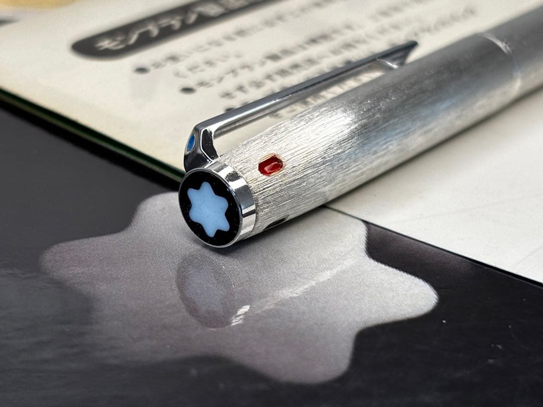 ⭐️価値の有る総銀製価値の高いNo106-O-mat4カラーマルチペン⭐️モンブラン