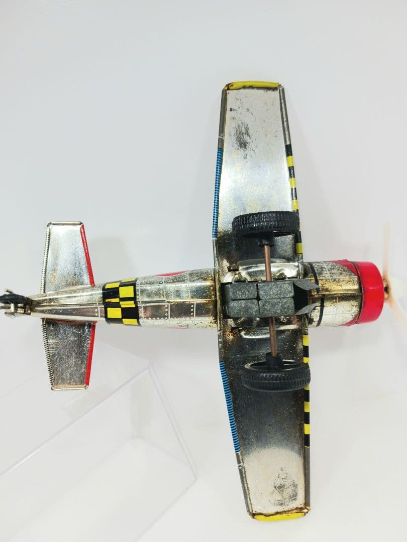 希少 小野トーイ フリクショントイ ゼロ戦 ブリキ