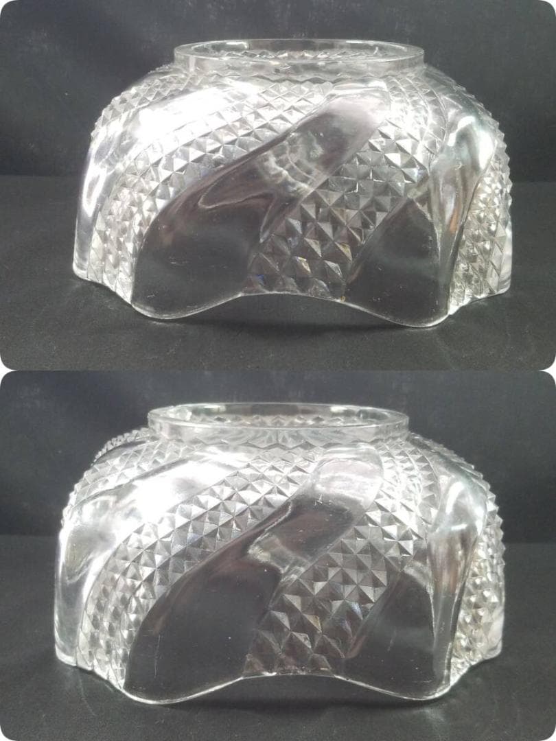 ※迫力あります!!オールドバカラ セルポンティ―ヌ 大型ボウル ガラス 蛇