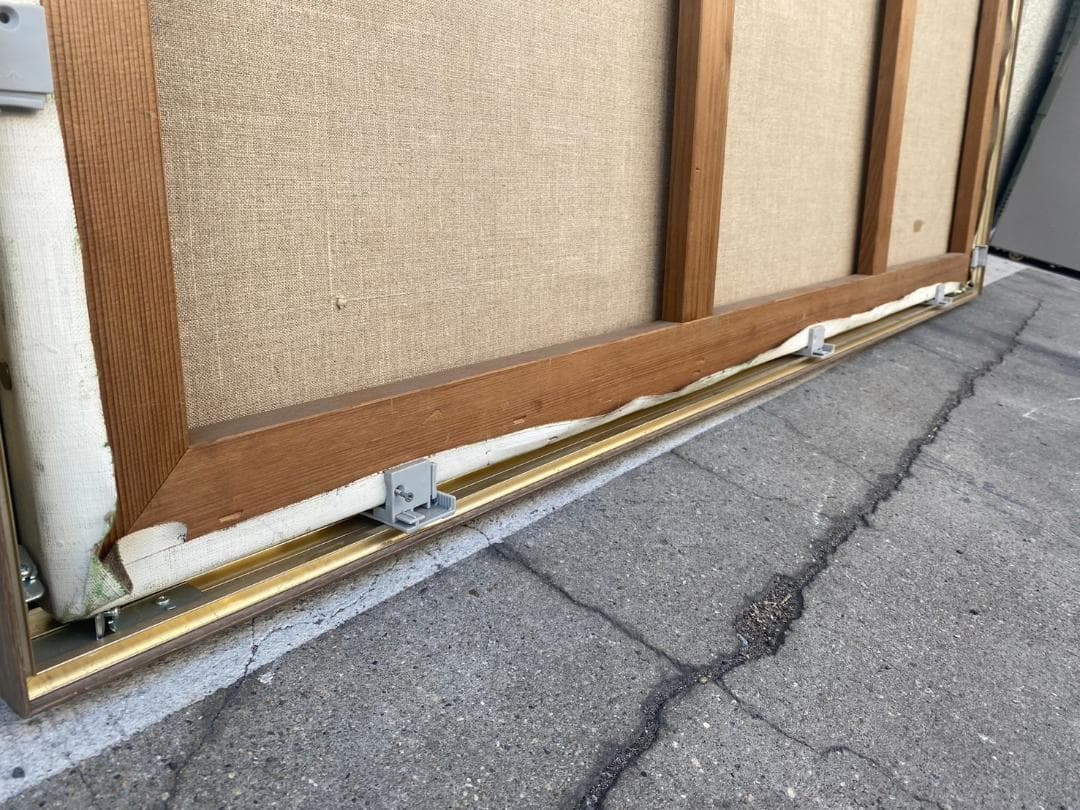 A417◆大型額装 額縁 風景画 W1800㎜ 直接引取り大阪！