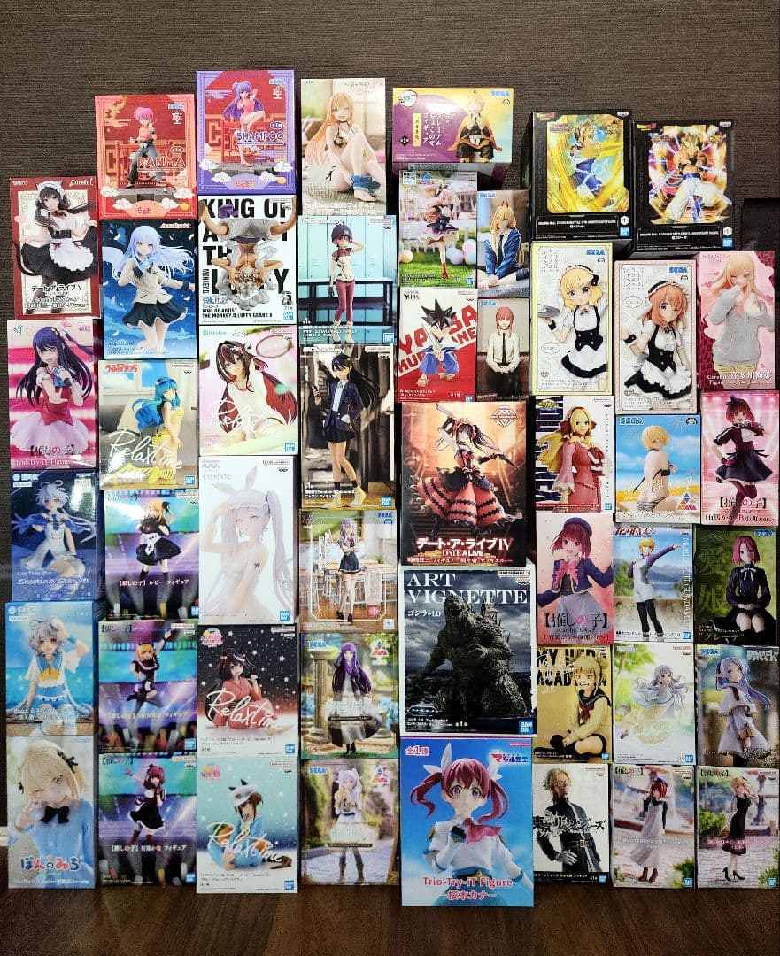 未開封フィギュア48個美少女系コミック系 ドラゴンボール ジークアク ホロライブ
