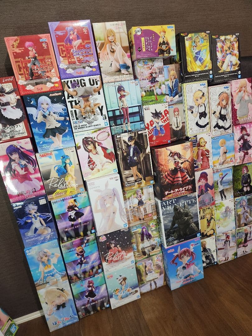 未開封フィギュア48個美少女系コミック系 ドラゴンボール ジークアク ホロライブ