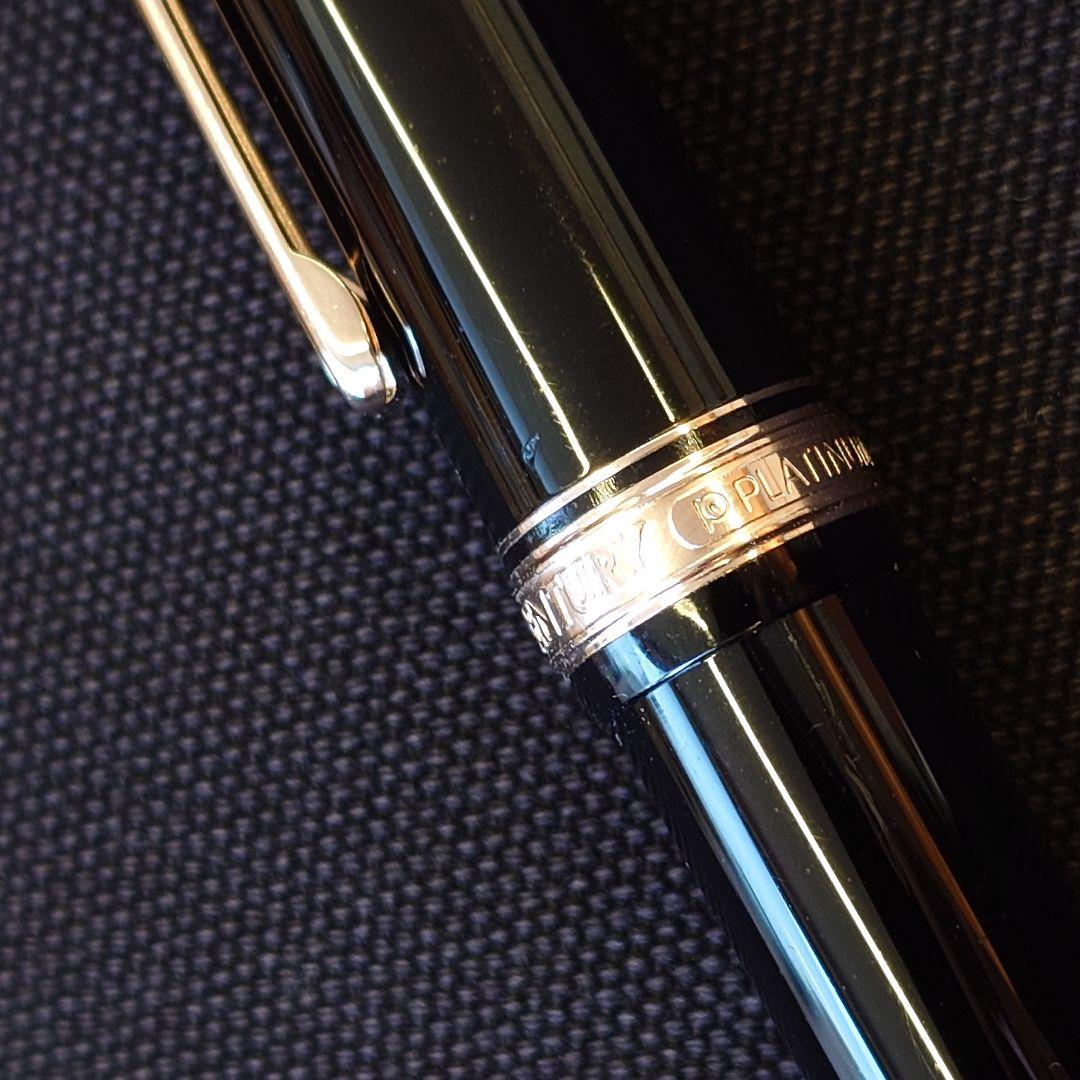 プラチナ万年筆 3776センチュリー シェイプ・オブ・ハート ブラック EF