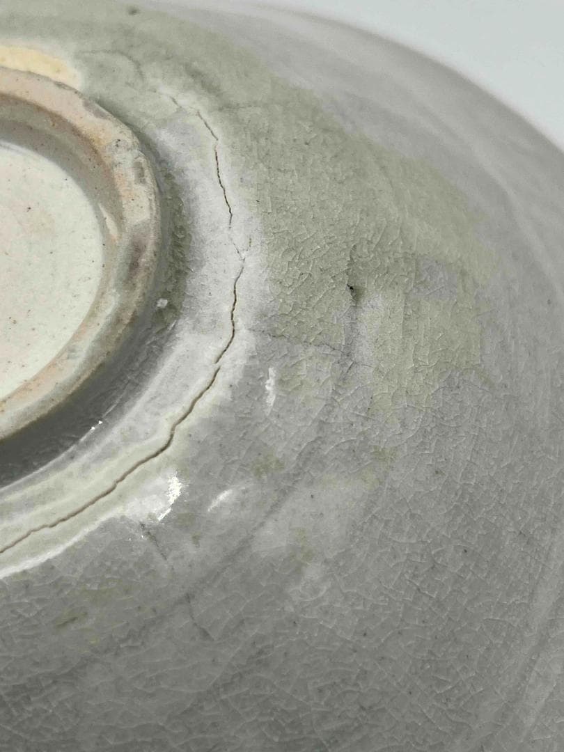 北宋時代　青白磁刻花魚藻文輪花鉢　盞　茶碗　景徳鎮　影青　唐物(E-49)