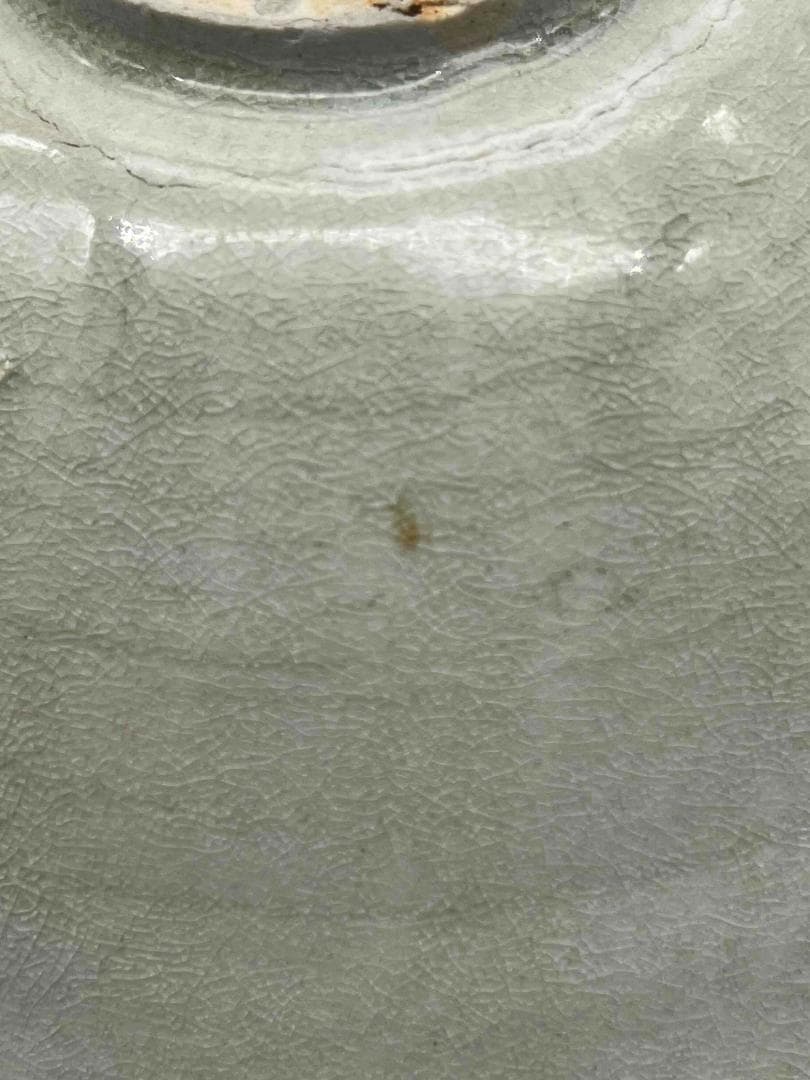 北宋時代　青白磁刻花魚藻文輪花鉢　盞　茶碗　景徳鎮　影青　唐物(E-49)