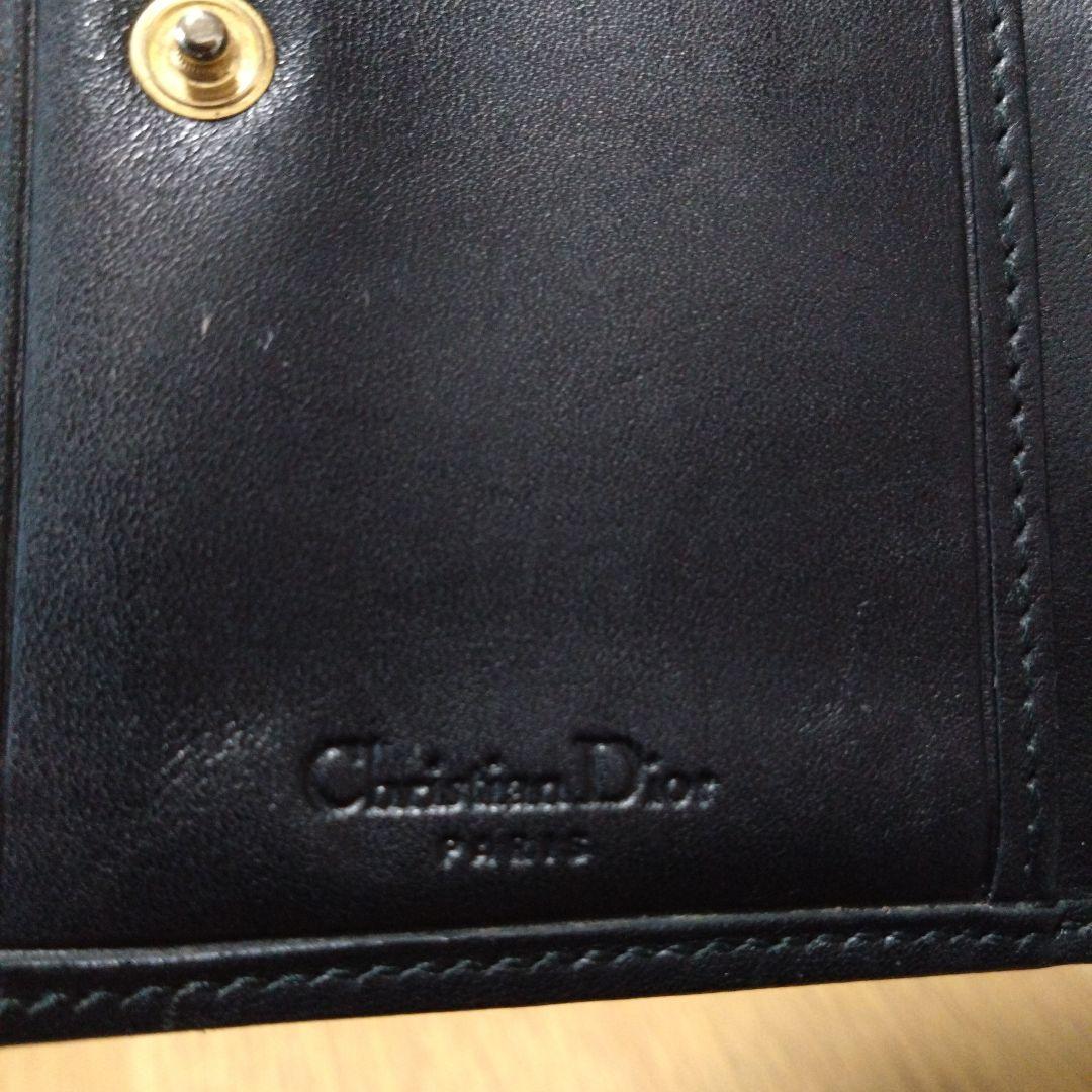 Christian Dior ブラック 二つ折り財布