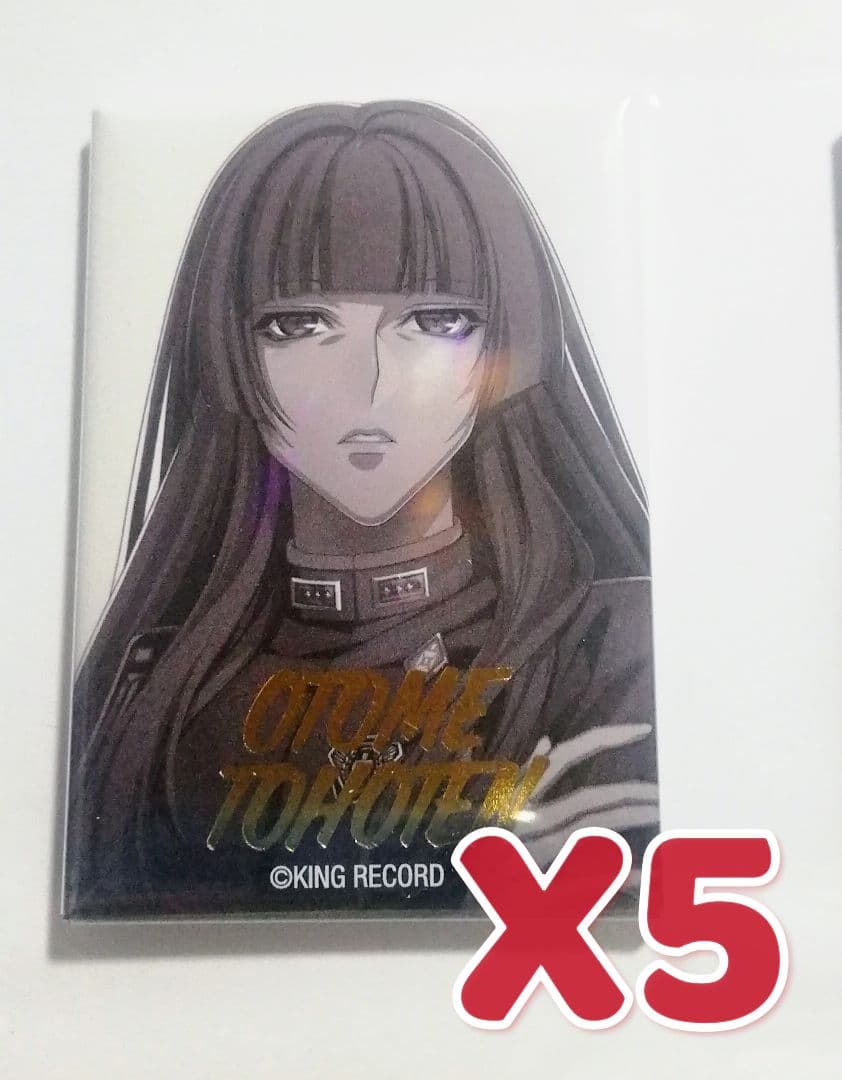 ヒプノシスマイク　東方天乙統女　メタリックスクエア缶バッジセット