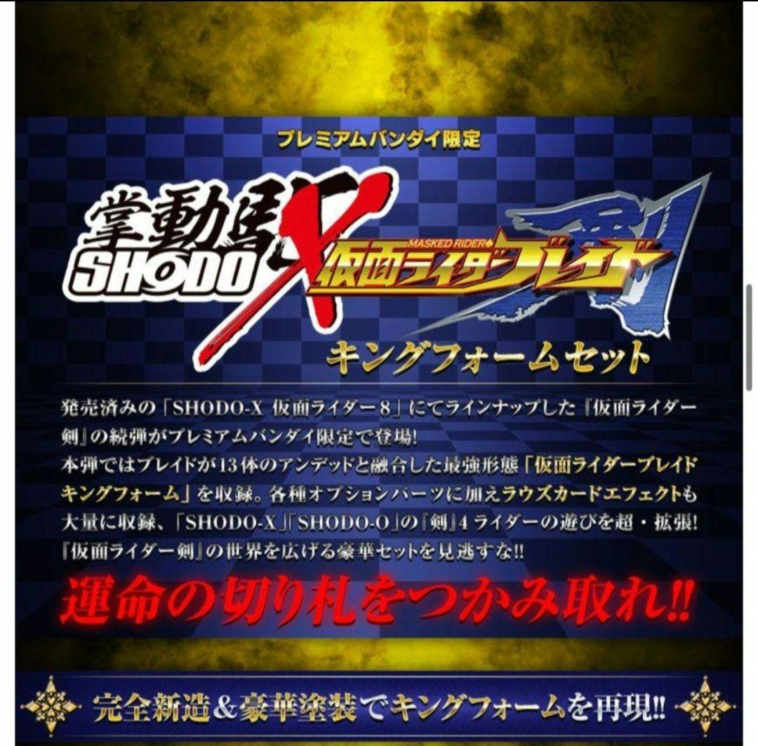 【新品未使用美品】完売 SHODO-X エフェクトパーツ キングフォームセット