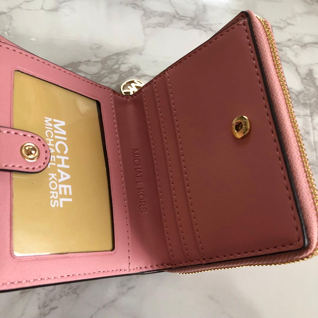 新品未使用 マイケルコース 折り財布 ピンク 2つ折り MICHAEL KORS