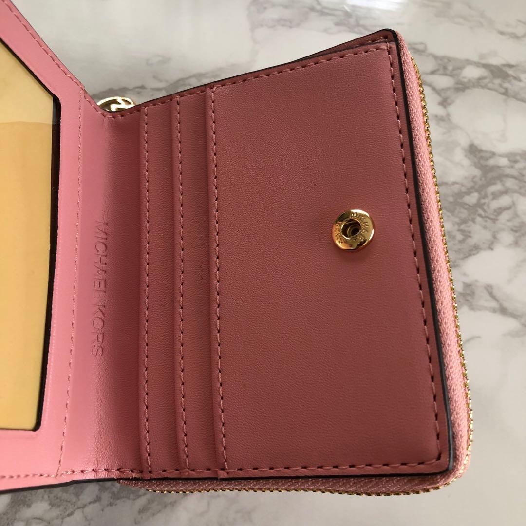 新品未使用 マイケルコース 折り財布 ピンク 2つ折り MICHAEL KORS