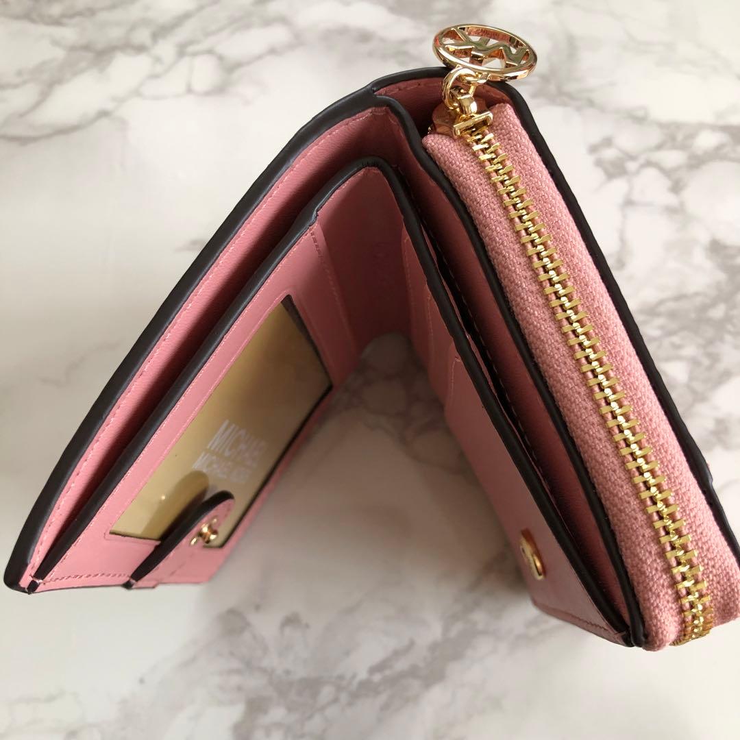 新品未使用 マイケルコース 折り財布 ピンク 2つ折り MICHAEL KORS