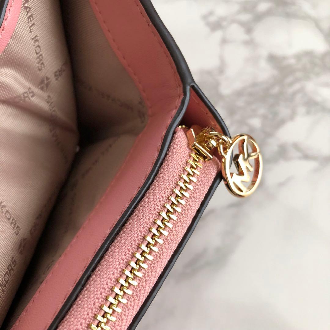 新品未使用 マイケルコース 折り財布 ピンク 2つ折り MICHAEL KORS