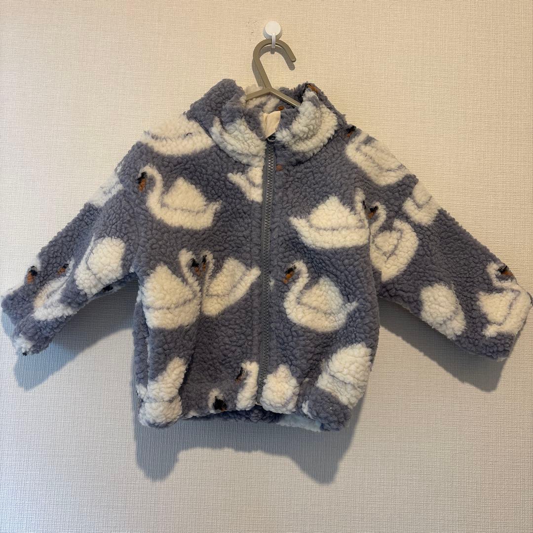 【新品】konges sloejd SWAN柄 アウター 18m