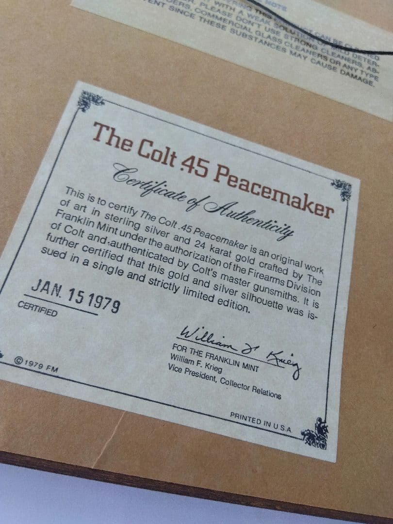 コレクション The colt45 peacemaker VINTAGE