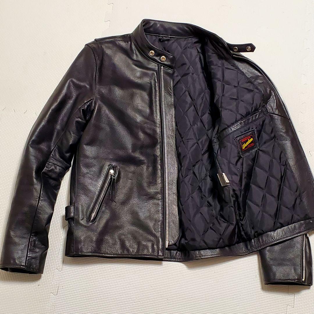 美品✨Freedom フリーダム シングルライダース レザージャケット 40