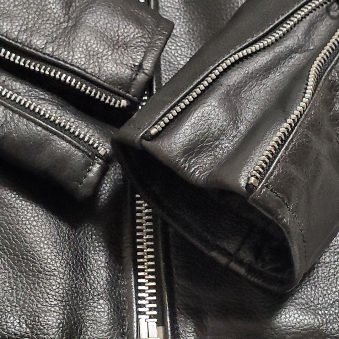 美品✨Freedom フリーダム シングルライダース レザージャケット 40