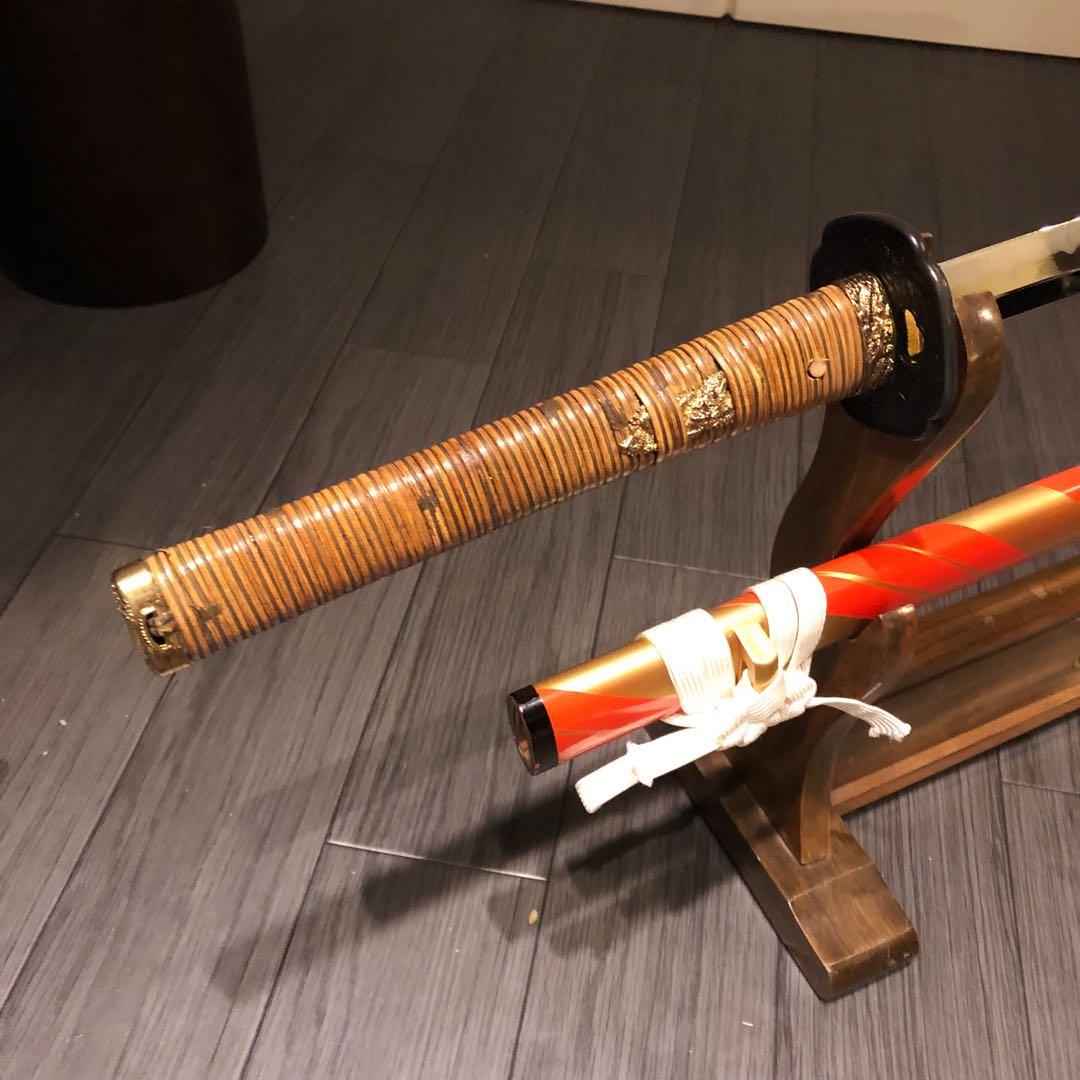 本格模造刀　居合刀　橙拵え　模造刀 日本刀　刀