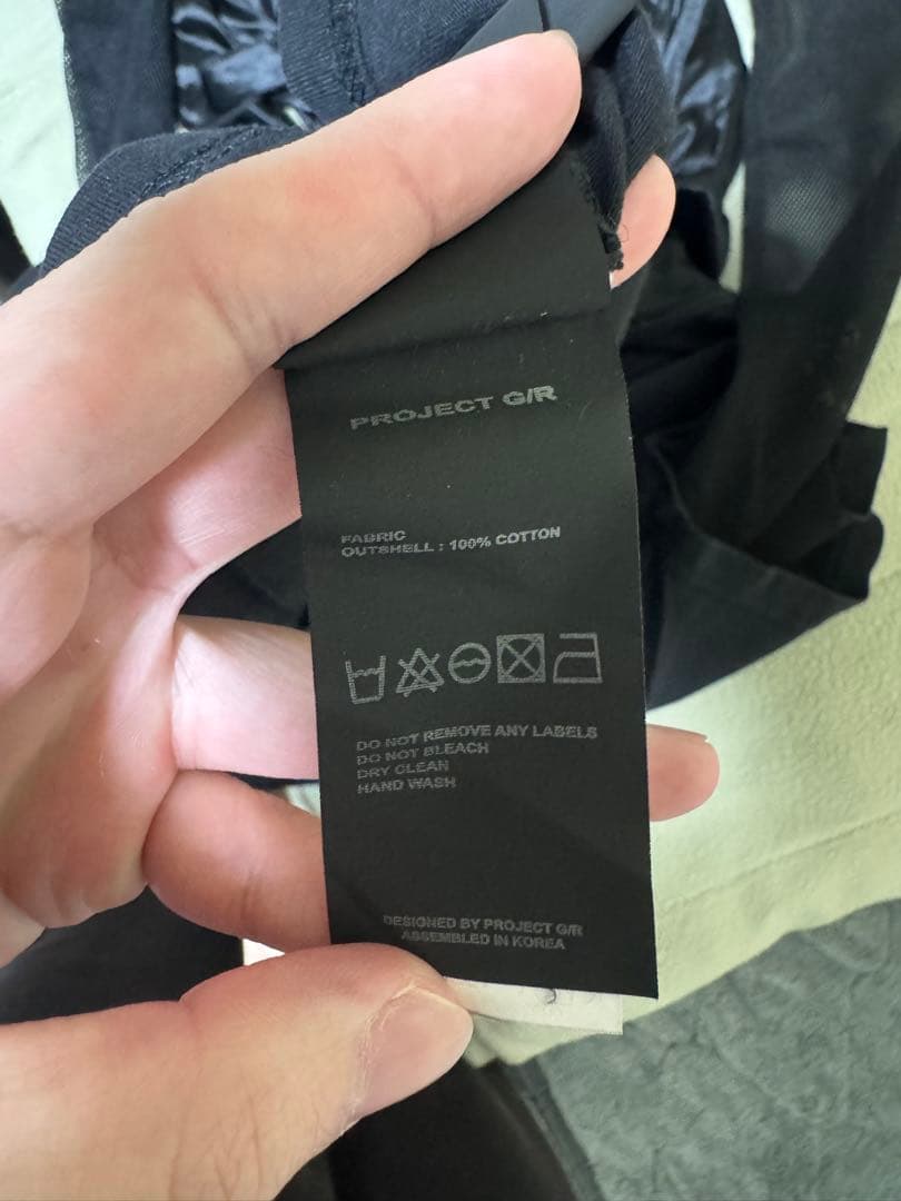 トップス project gr DURAG T-SHIRT / BLK size1