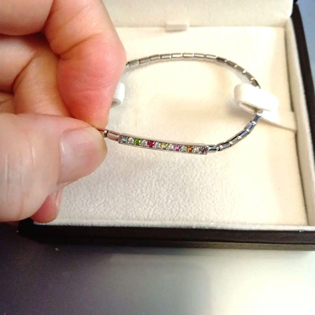 特注！Kis‐My‐Ft2　ESTELLEカラフルストーンプラチナブレスレット