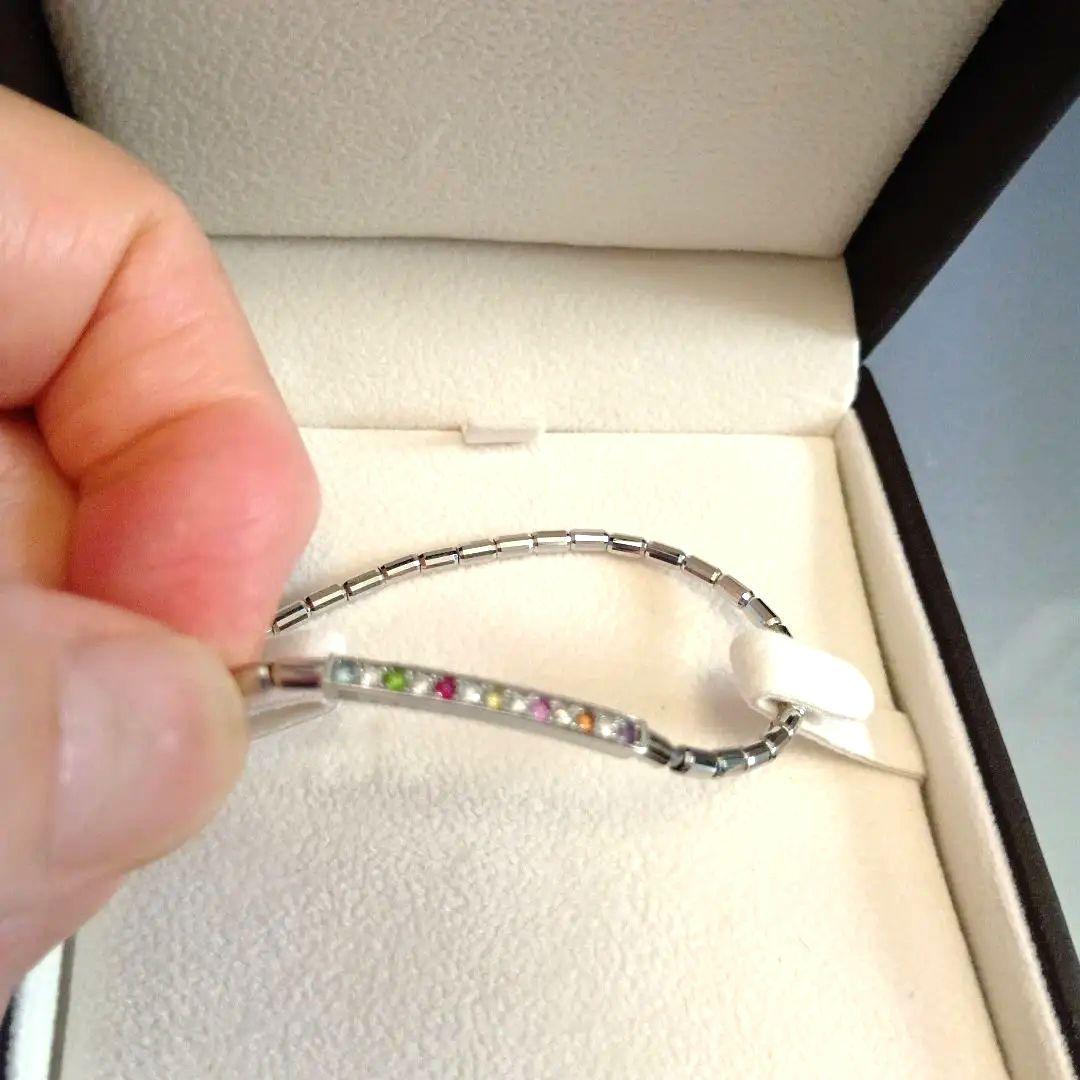 特注！Kis‐My‐Ft2　ESTELLEカラフルストーンプラチナブレスレット