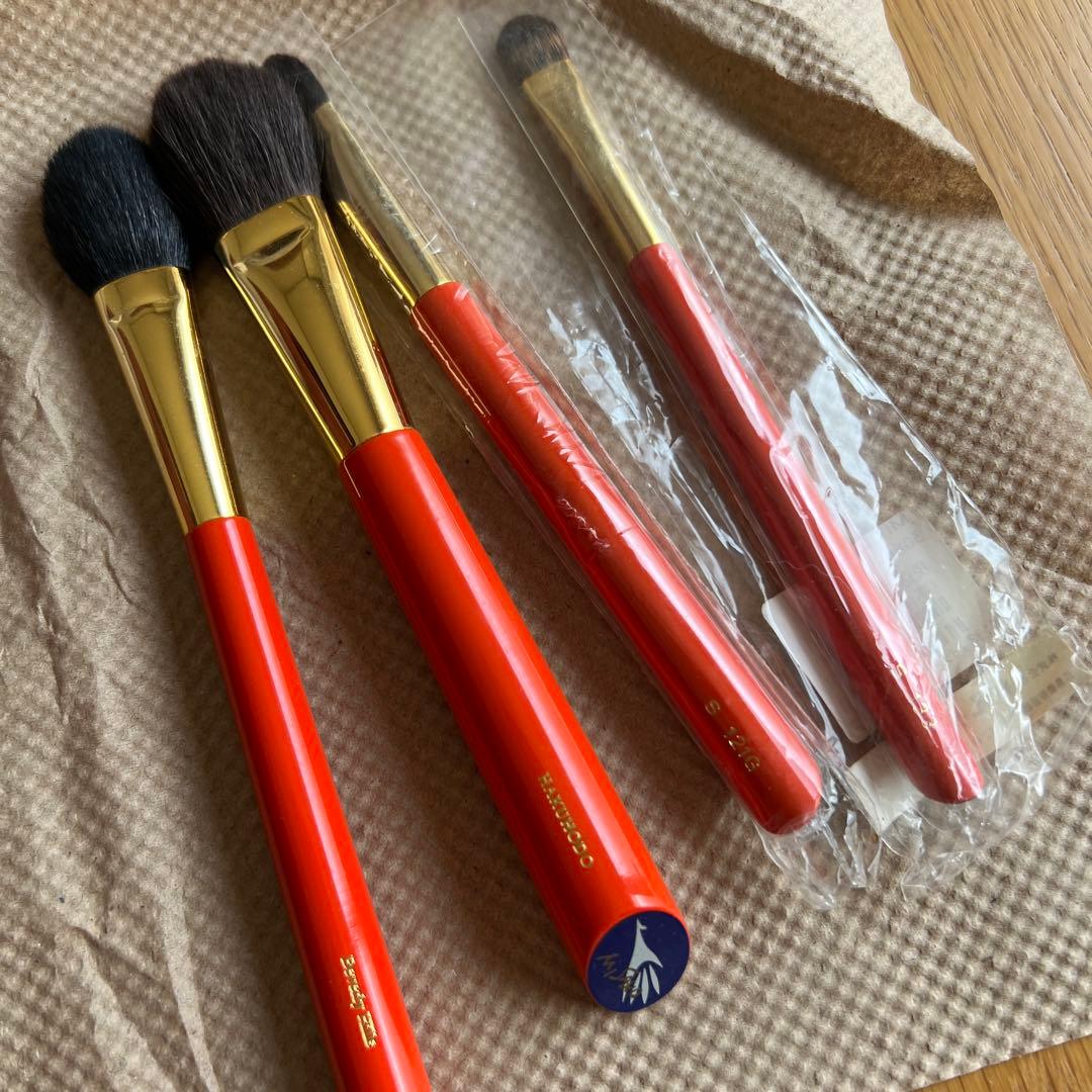 フェイスブラシ 4本セット オレンジ