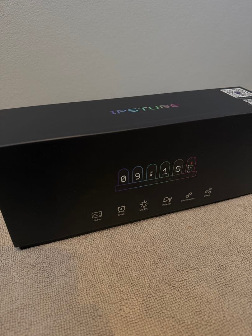 IPSTUBE ニキシー管 デジタル置時計 H401